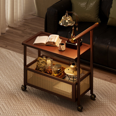 طاولة جانبية متنقلة عربة التخزين