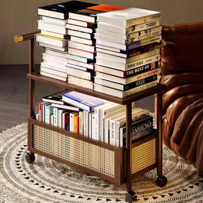 طاولة جانبية متنقلة عربة التخزين