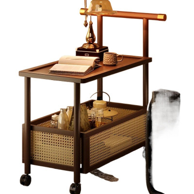 طاولة جانبية متنقلة عربة التخزين