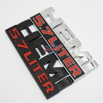 معدن هيمي 5.7 لتر شارة شعار شعار الخلفي الجذع ملصق...