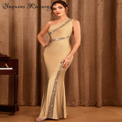 فستان صيفي ماكسي مثير بدون ظهر ترتر للنساء 2025 فس...