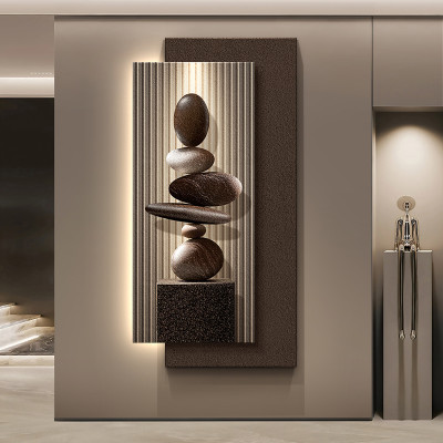 غرفة الممر مزينة بضوء الجداريات الفاخرة الجدار ضوء...