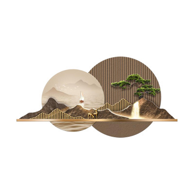 لوحة فاخرة خفيفة لغرفة المعيشة ضوء ليد جديد جدارية...