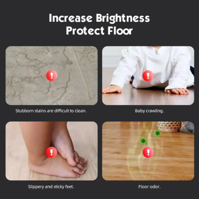 روبوت العناية بالأرضيات المنزلية، قابل لإعادة الشح...