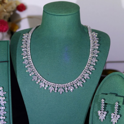 أنيقة جولة زركونيا قلادة عطلة هدية بسيطة مجموعات م...