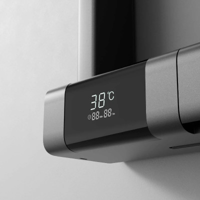 نظام دش ثرموستاتي متعدد الوظائف مع شاشة رقمية، رأس...