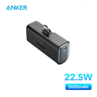 شاحن محمول Anker-nano ، 5000mah ، 22.5 واط ، مع مو...