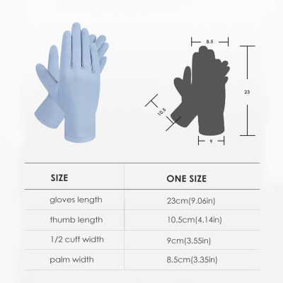 OhSunny الصيف ضوء تنفس واقية من الشمس القيادة قفاز...