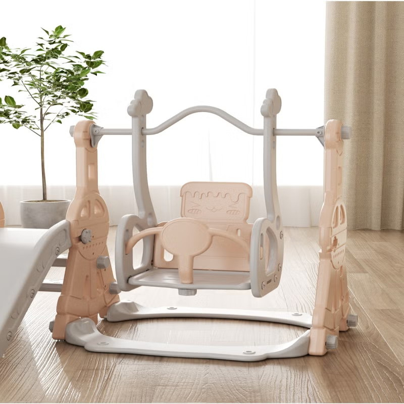 زحليقة مع مرجيحة للأطفال مع كرة سلة 140*122*98 سم...