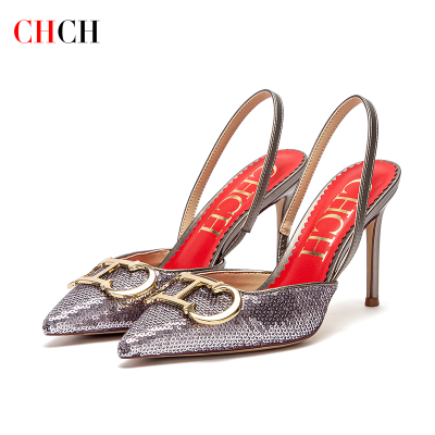 كعب نسائي عالي فاخر وأنيق ماركة CHCH