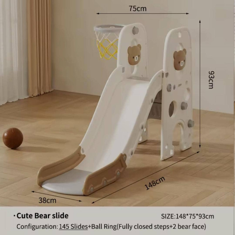 زحلقيه مع باسكت سله وكره سله بشكل جديد وألوان جميل...