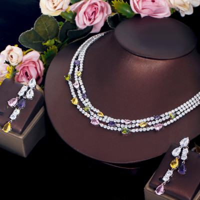 مجموعات مجوهرات نسائية لحفلات الزفاف cwwzans لامعة...