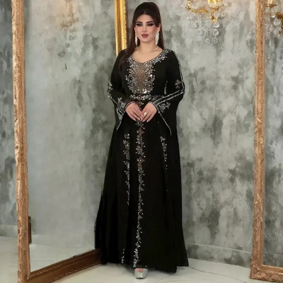 2026 عبايات نسائية فاخرة من دبي، فستان أزياء إسلام...