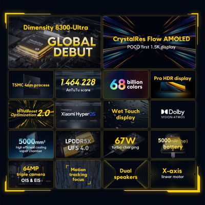 بوكو-نسخة عالمية من الهاتف الذكي ، X6 برو ، 5 جم ،...