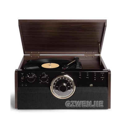 مشغل أقراص دوارة متوافق مع بلوتوث من الفينيل LP ،...