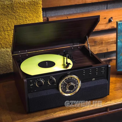 مشغل أقراص دوارة متوافق مع بلوتوث من الفينيل LP ،...