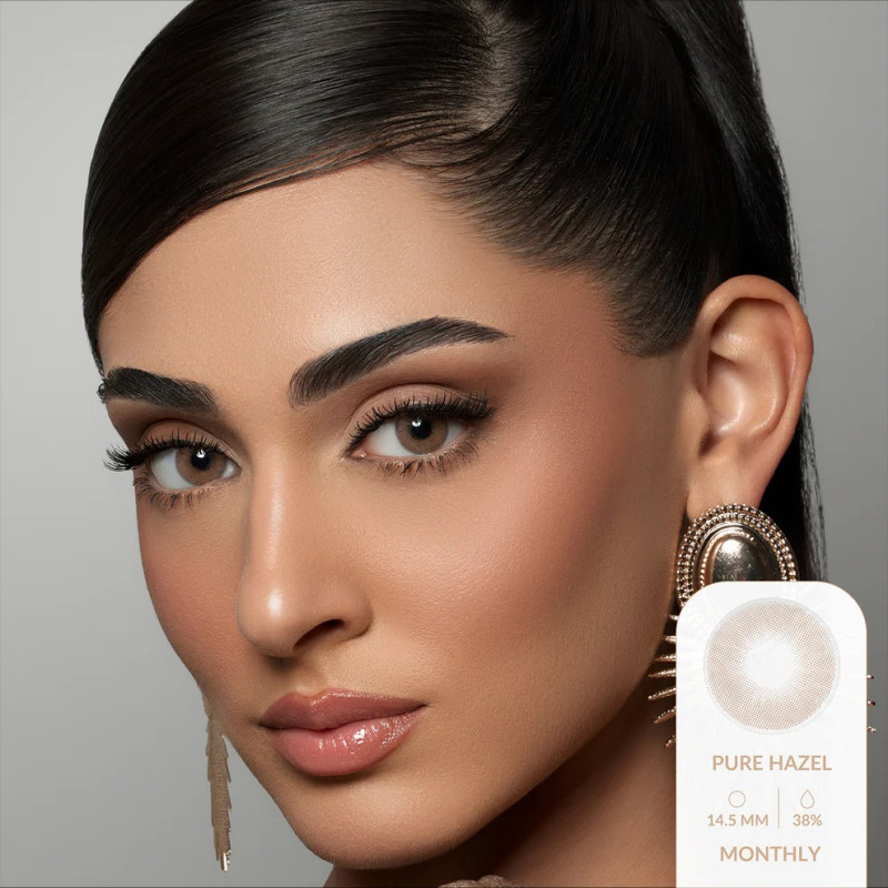 امارا - عدسات ملونه شهرية بيور هازل