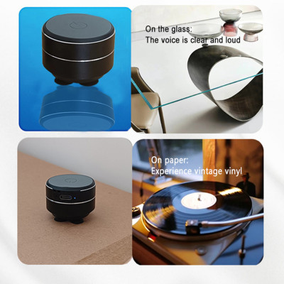 مكبر صوت لاسلكي لتوصيل العظام - حامل مصاصة، صوت TW...