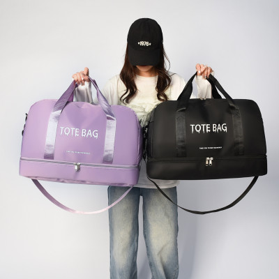 حقيبة سفر متعددة الوظائف ذات سعة كبيرة مع حزام كتف...