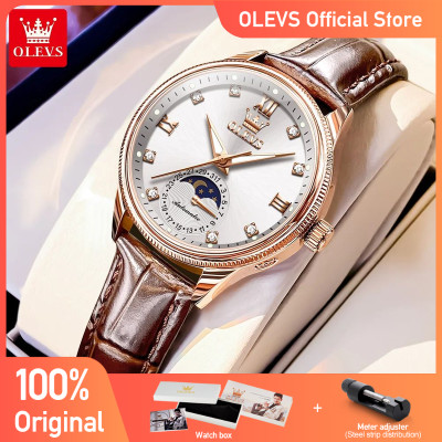ساعة يد نسائية OLEVS 7039 أصلية أوتوماتيكية ميكاني...