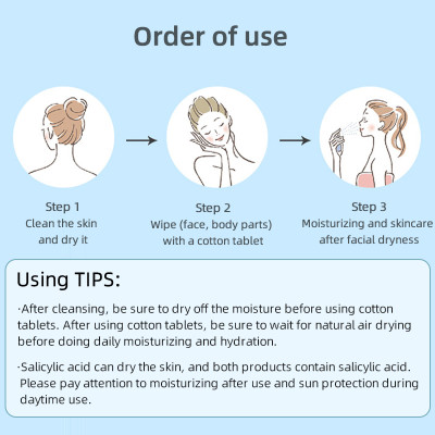 وسادات قطنية بحمض الساليسيليك سترايدكس الأصلية الأ...