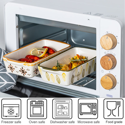 السيراميك طبق الخبز تحميص Lasagna عموم المطبخ سلطة...