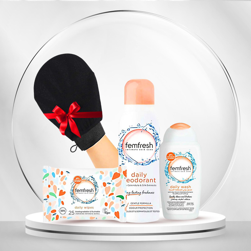 بكج العناية المتكاملة للمناطق الحساسة من Femfresh...