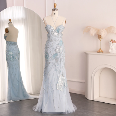 شارون سعيد فساتين سهرة فاخرة حورية البحر الوردية م...