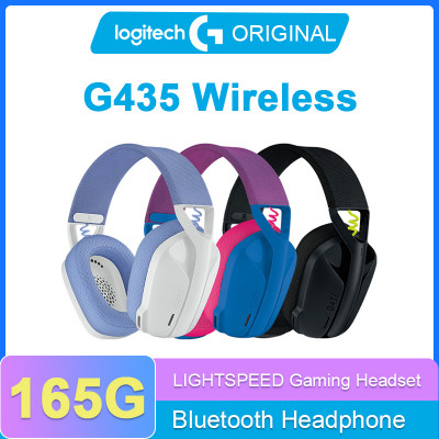 سماعة رأس الألعاب اللاسلكية من Logitech G435 خفيفة...