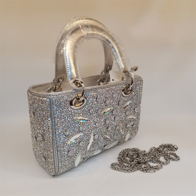 حار شعبية المرأة حجر الراين مساء حقيبة موضة جديدة...