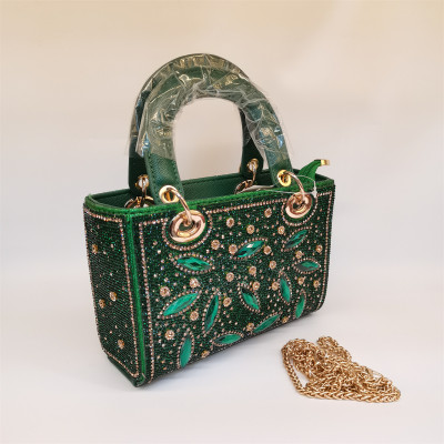 حار شعبية المرأة حجر الراين مساء حقيبة موضة جديدة...