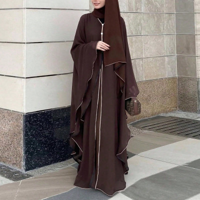 ملابس عرقية في الشرق الأوسط بأكمام كاملة عباية فضف...