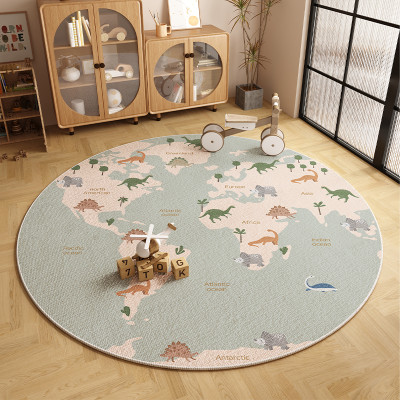 Children's Carpet Round Floor Mat Bedroom Bedside...