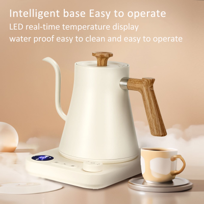 غلاية كهربائية معقوفة غلاية قهوة 900 مل مقبض تعديل...