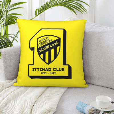 Al-Ittihad رمي المخدة وسادة الوسائد غطاء الجسم ل أريكة الأريكة ديكور المنزل الوجهين القماش كرسي سيارة المملكة العربية السعودية كرة القدم