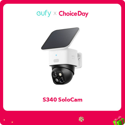 Eufy-كاميرا لاسلكية للأمن الشمسي s340 ، كاميرا مرا...