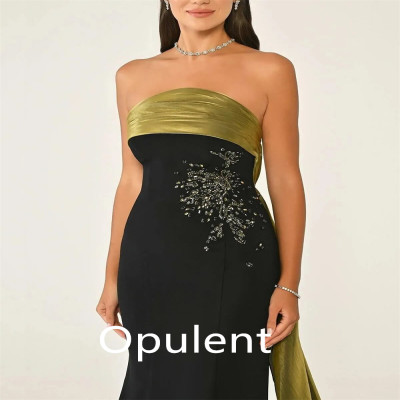 فستان سهرة نسائي جيرسي مميز جداً يثبت حضورك وبقوة