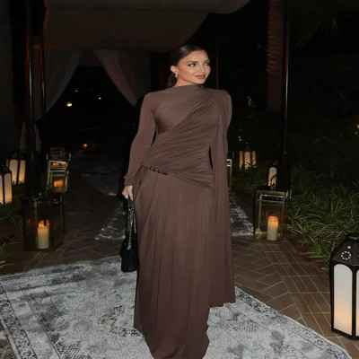 فستان نسائي أنيق و راقي مثالي للمناسبات بموديل ممي...