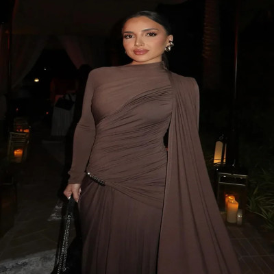 فستان نسائي أنيق و راقي مثالي للمناسبات بموديل ممي...