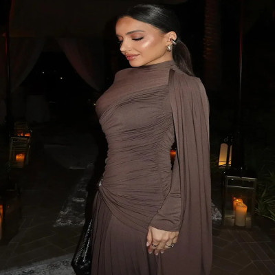 فستان نسائي أنيق و راقي مثالي للمناسبات بموديل ممي...