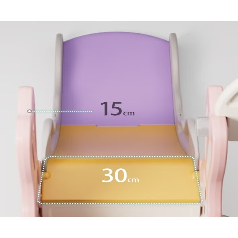 زحليقة علي شكل أرنب مع مرجيحة وسلم تسلق و حلقة كرة...