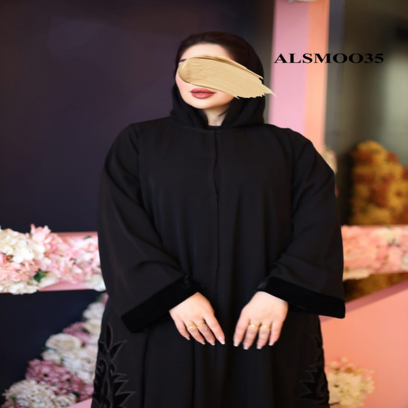 عباية قصات مع ملفع