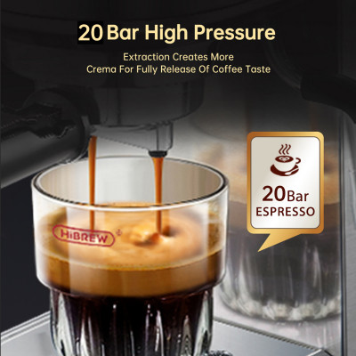 آلة كابتشينو HiBREW-Espresso ، كافيتيرا 20 بار Ino...