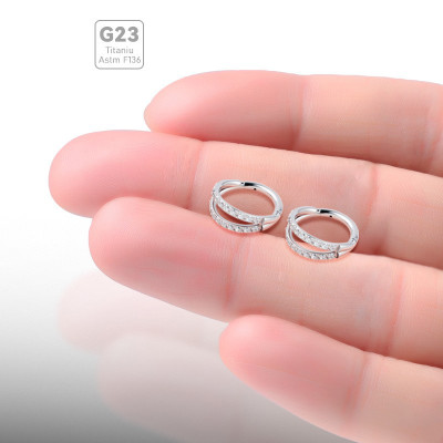 G23 التيتانيوم اكسسوار عصري للأذن