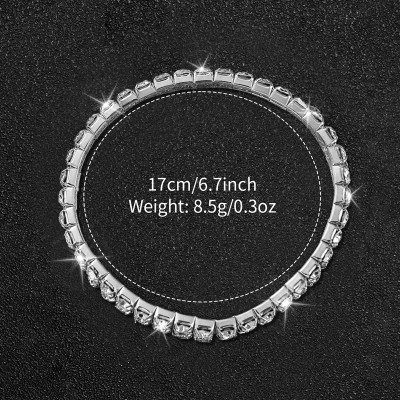 طقم ثلاث ساعات كوارتز نسائية مع اساور كرستال