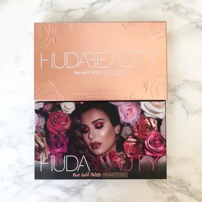 18 لونًا في 1 لوحة ظلال عيون ذهبية وردية مكياج عيو...