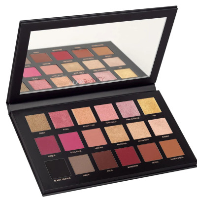 18 لونًا في 1 لوحة ظلال عيون ذهبية وردية مكياج عيو...