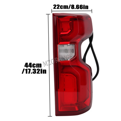 مجموعة إضاءة خلفية LED لسيارة شيفروليه تشيفي سيلفر...