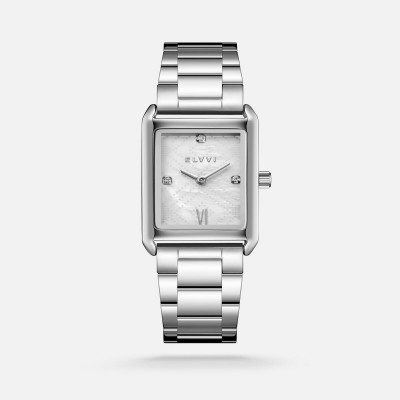 ساعة نسائية إلڤي بسير ستيل بلون فضي