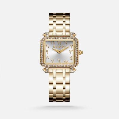 ساعة نسائيه ستيل باللون الذهبي